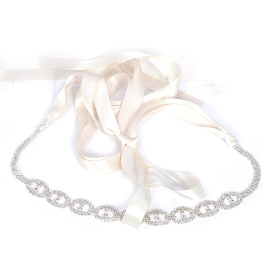 Simple Classic Wedding Bridal Chain Belt