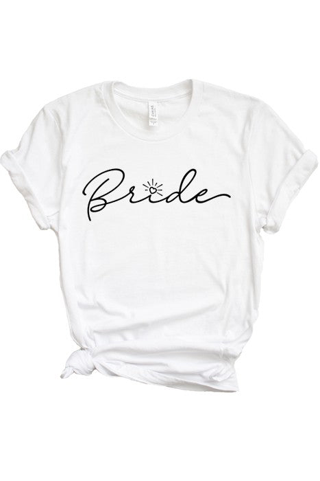 Bride T-Shirt – Soft & Stylish Bella Canvas Tee for Brides