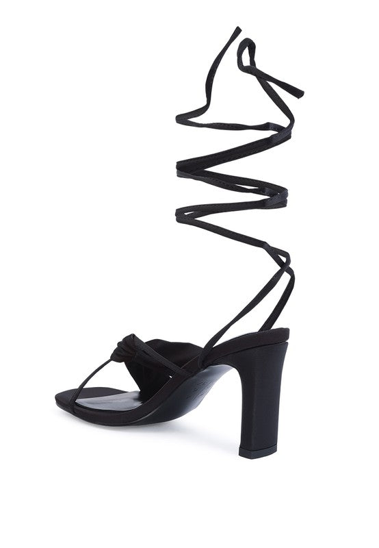 Chic Ruched Sandals