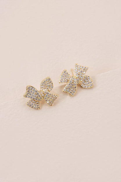 Bow Stud Earrings – Elegant Charm