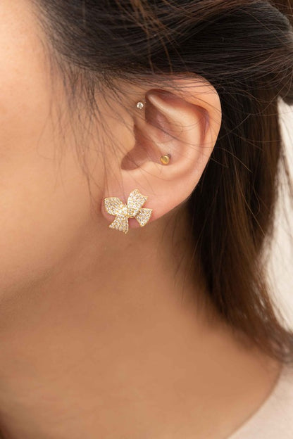 Bow Stud Earrings – Elegant Charm