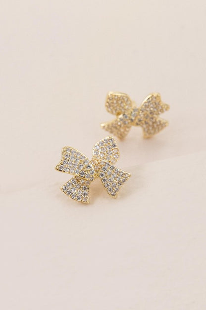 Bow Stud Earrings – Elegant Charm