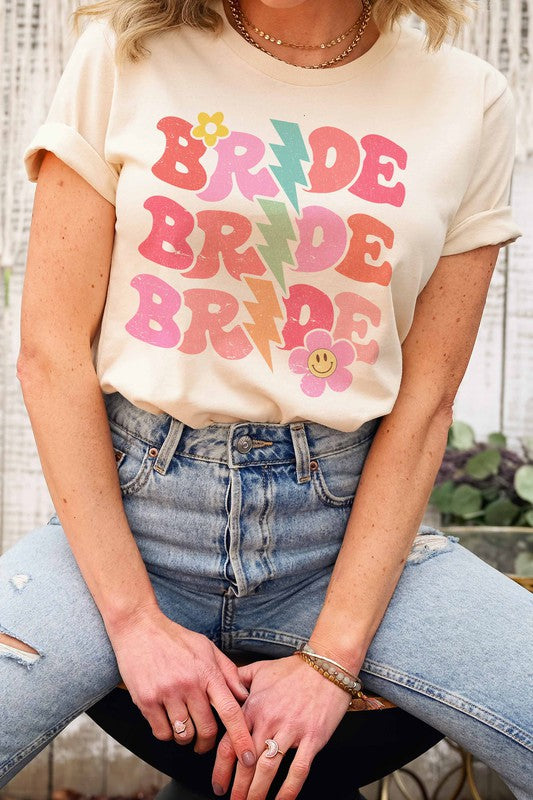 BRIDE Graphic Tee – Stylish & Comfortable Bridal Essential