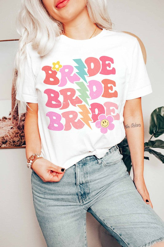 BRIDE Graphic Tee – Stylish & Comfortable Bridal Essential