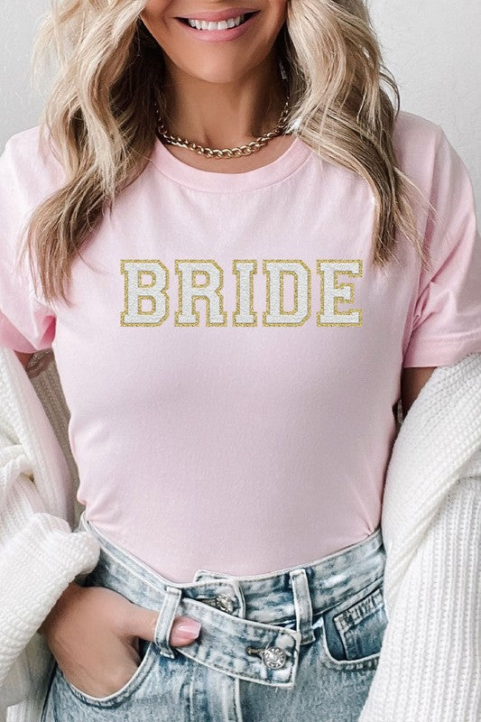 Bride Faux Chenille Graphic PLUS Tee