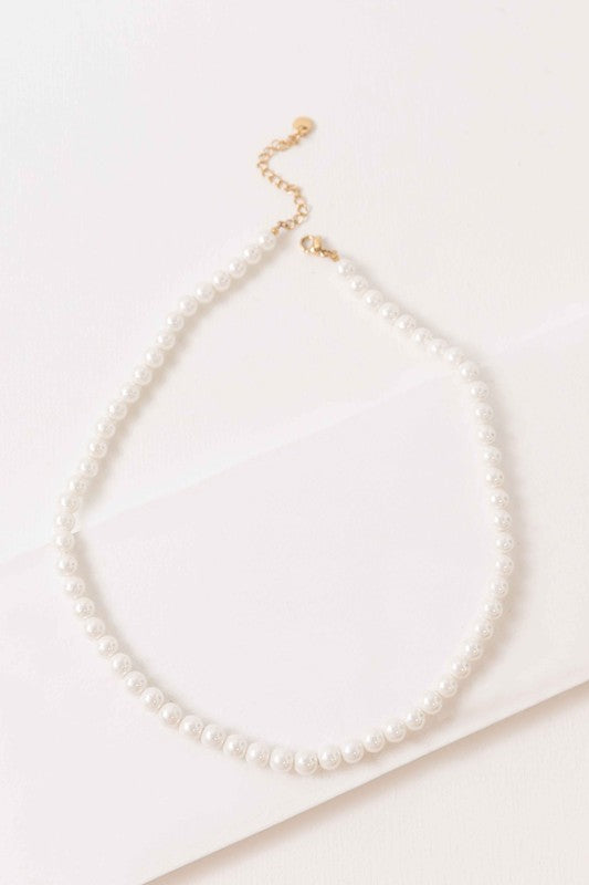 Classic Round Pearl Necklace