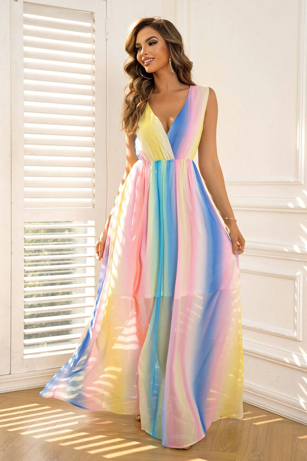 Ruth Colorful Maxi Dress