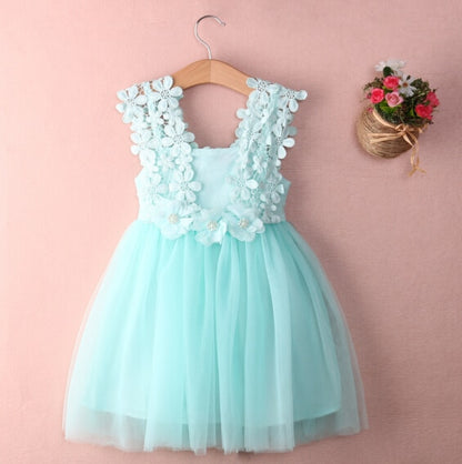 Flower Girl Lace Tulle Dress – Elegant & Timeless for Weddings & Special Occasions