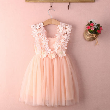 Flower Girl Lace Tulle Dress – Elegant & Timeless for Weddings & Special Occasions