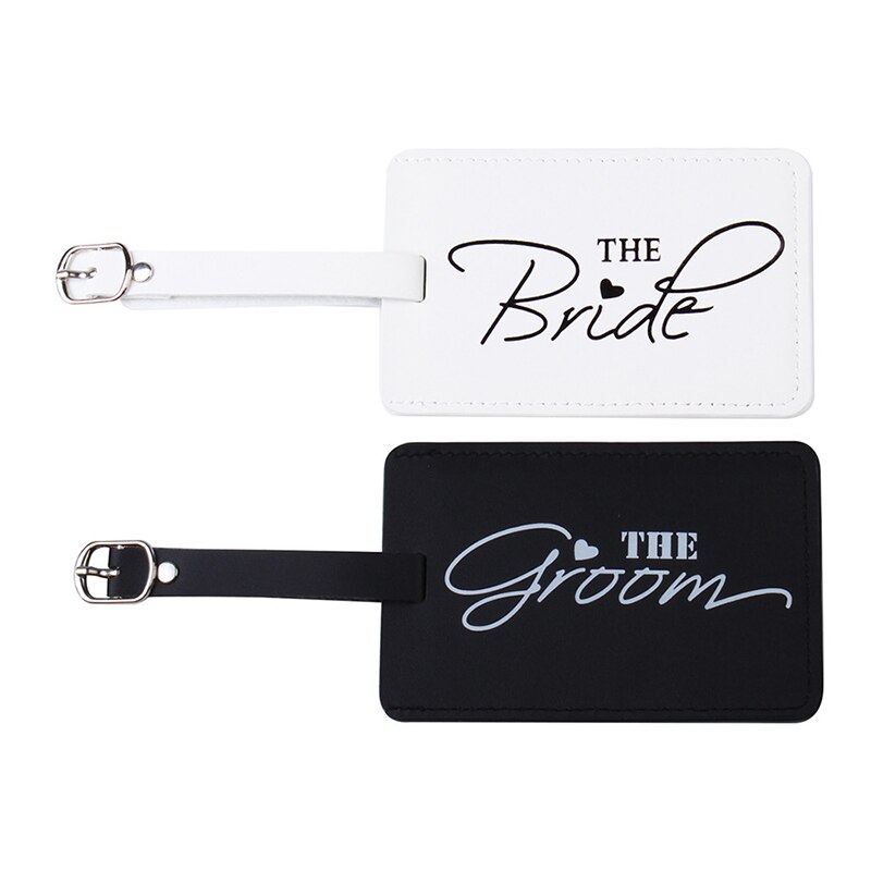 Bride & Groom Luggage Tags – Perfect for Honeymoon & Wedding Travel