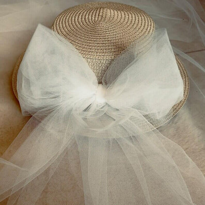 Bride Sun Hat – Perfect for Summer Events, Beach, Pool, & Honeymoon