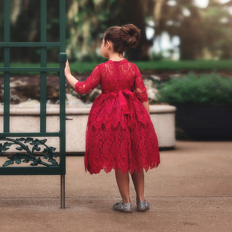 Formal Lace Flower Girl Dress