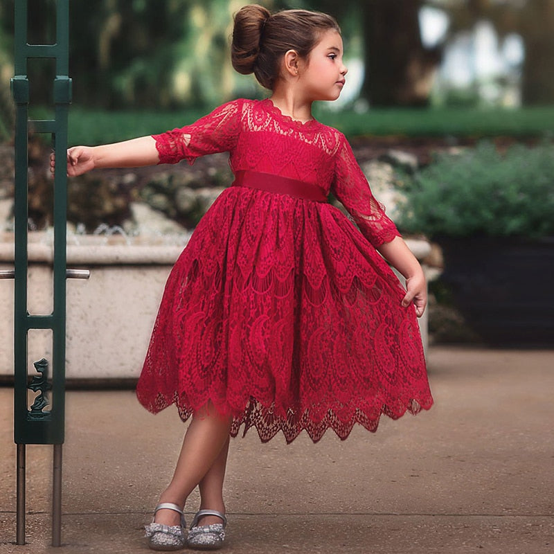 Formal Lace Flower Girl Dress