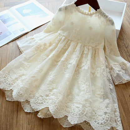 Girls Dress Embroidery Flower Girl Dresses