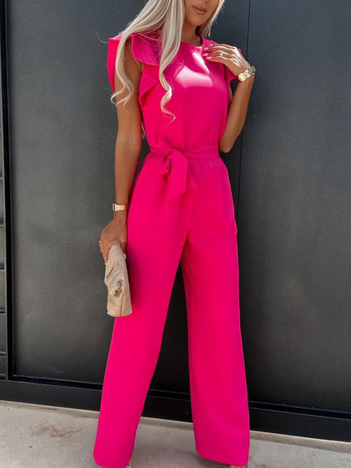 Mackenzie Ruffled Jumpsuit