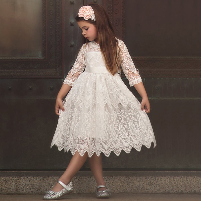 Formal Lace Flower Girl Dress